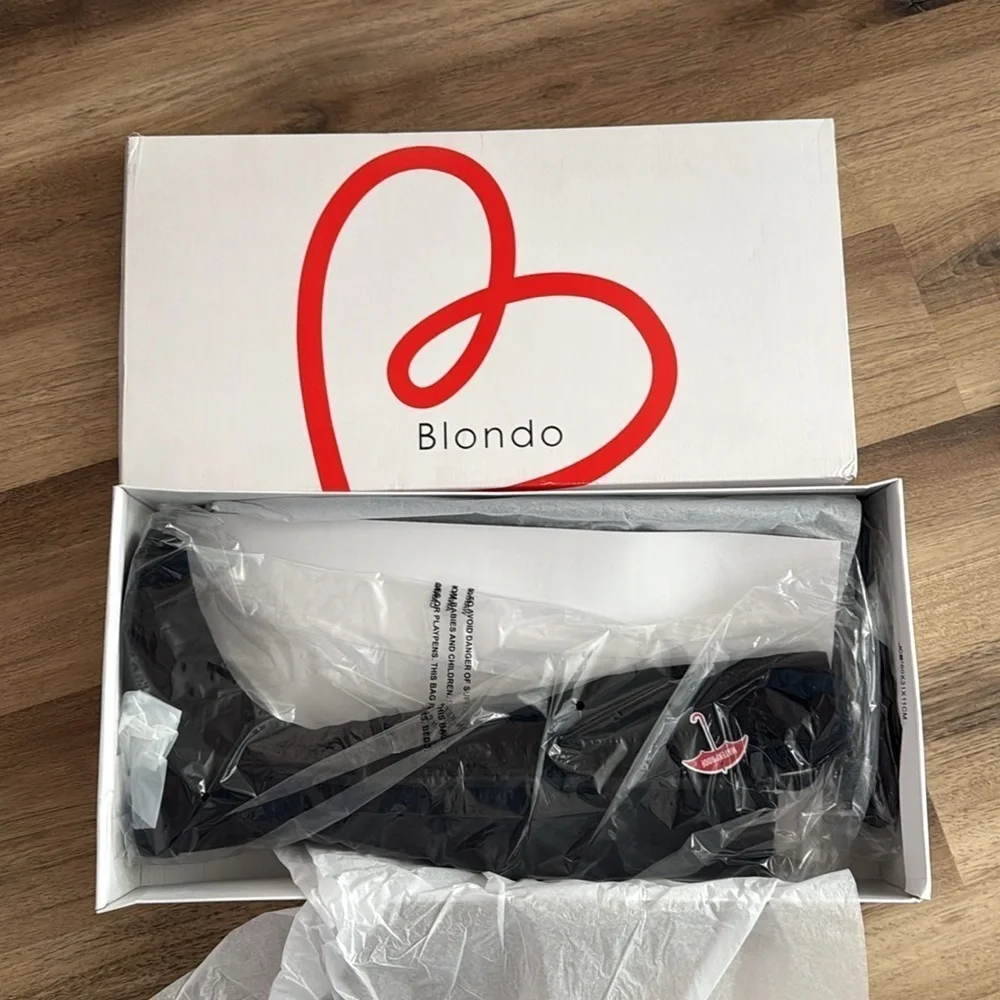 NIB BLONDO Layne Waterproof Over the Knee Boot Black 6